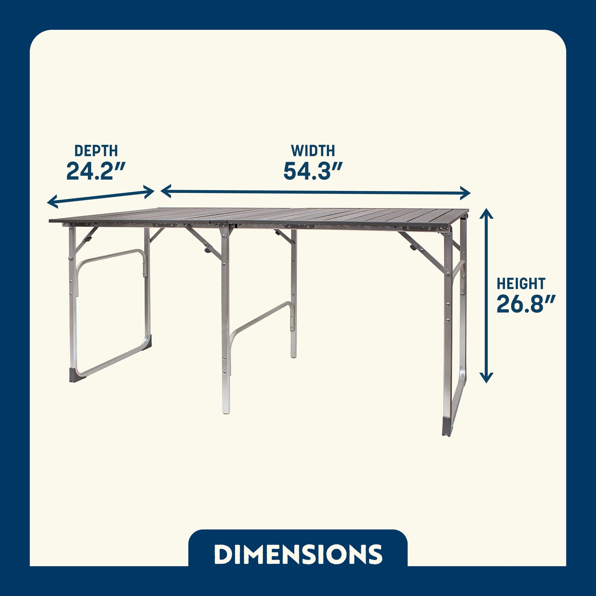 Slim-Fold Table - Simple Use