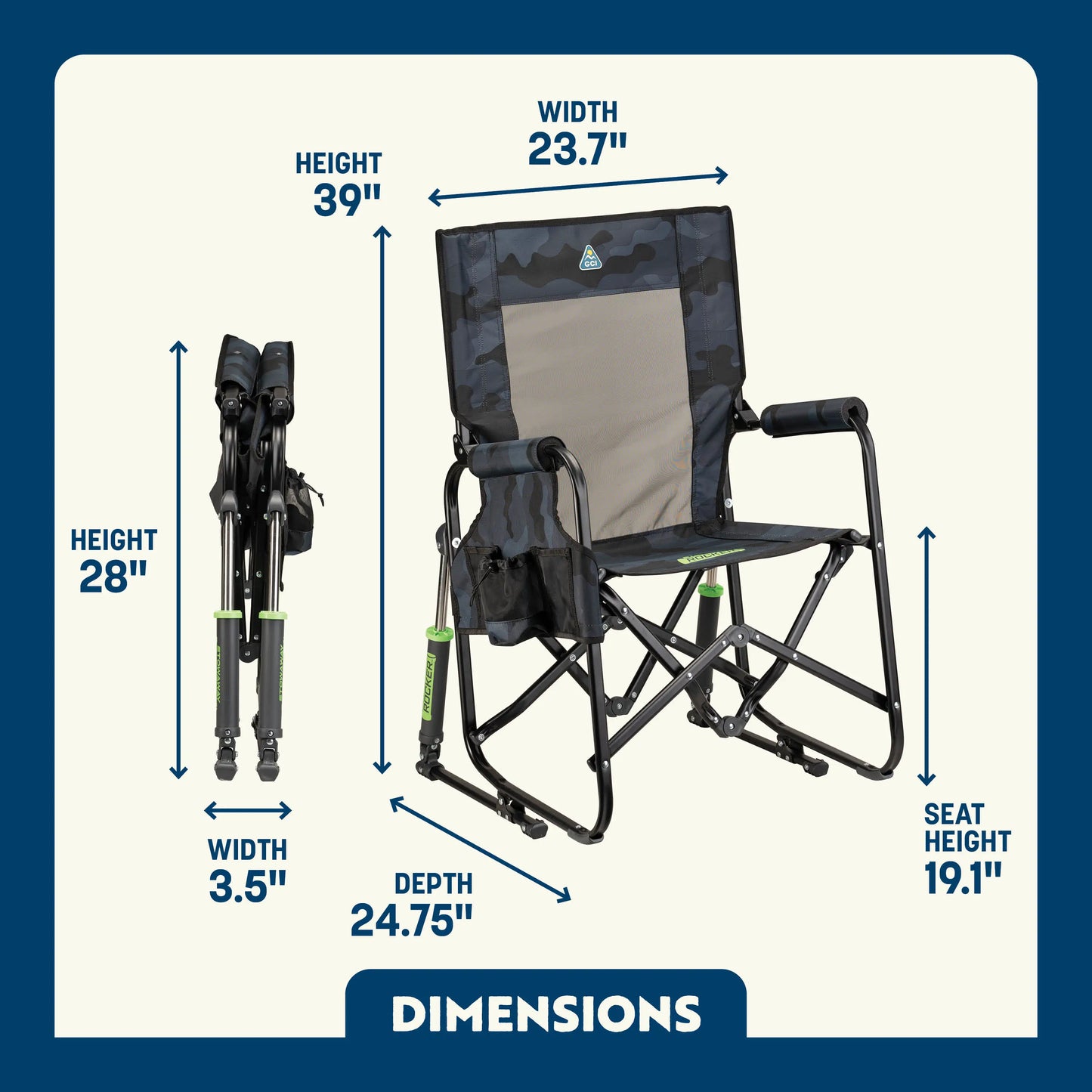 Stowaway Rocker™ - Easy Set