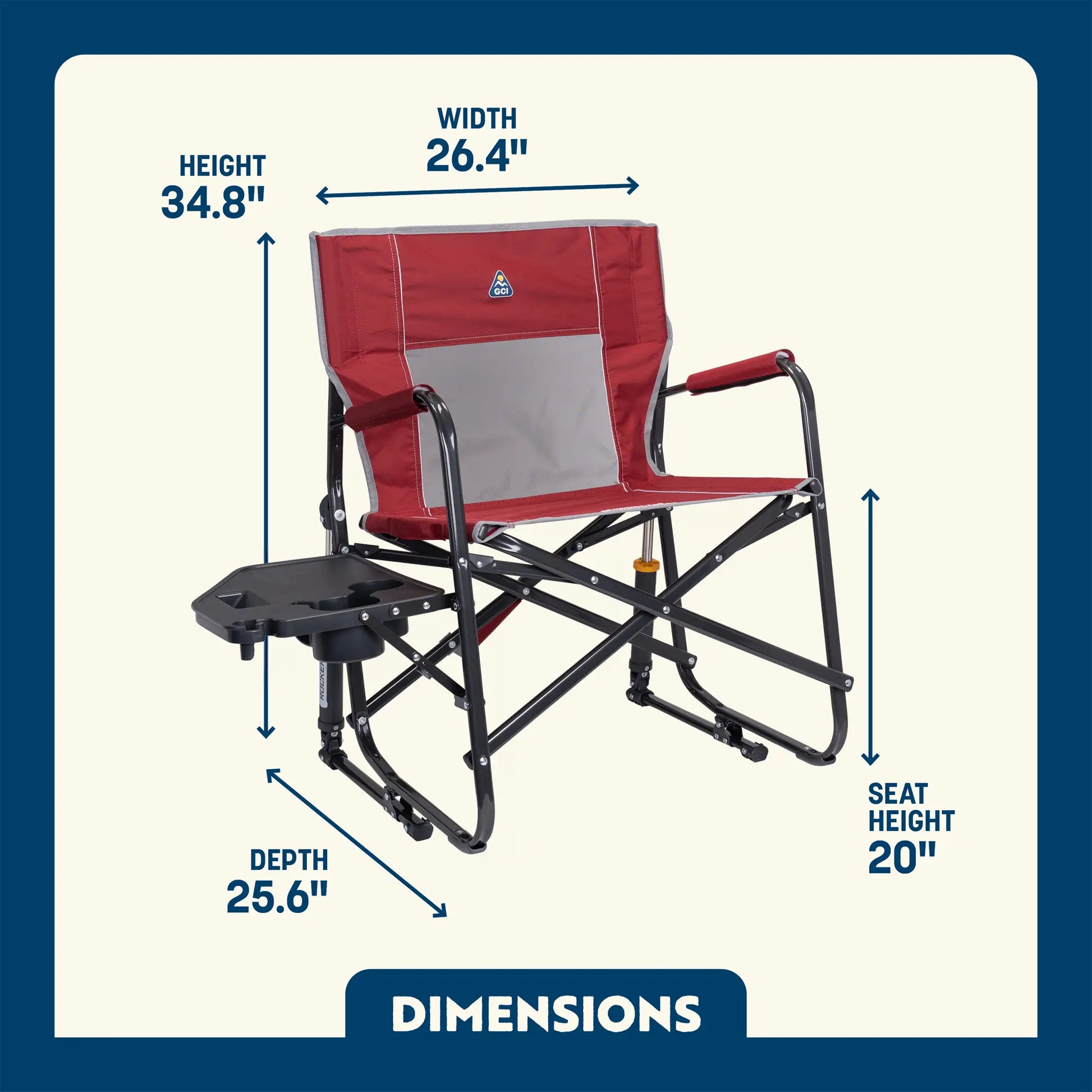 Freestyle Rocker XL™ with Side Table - Classic Pick