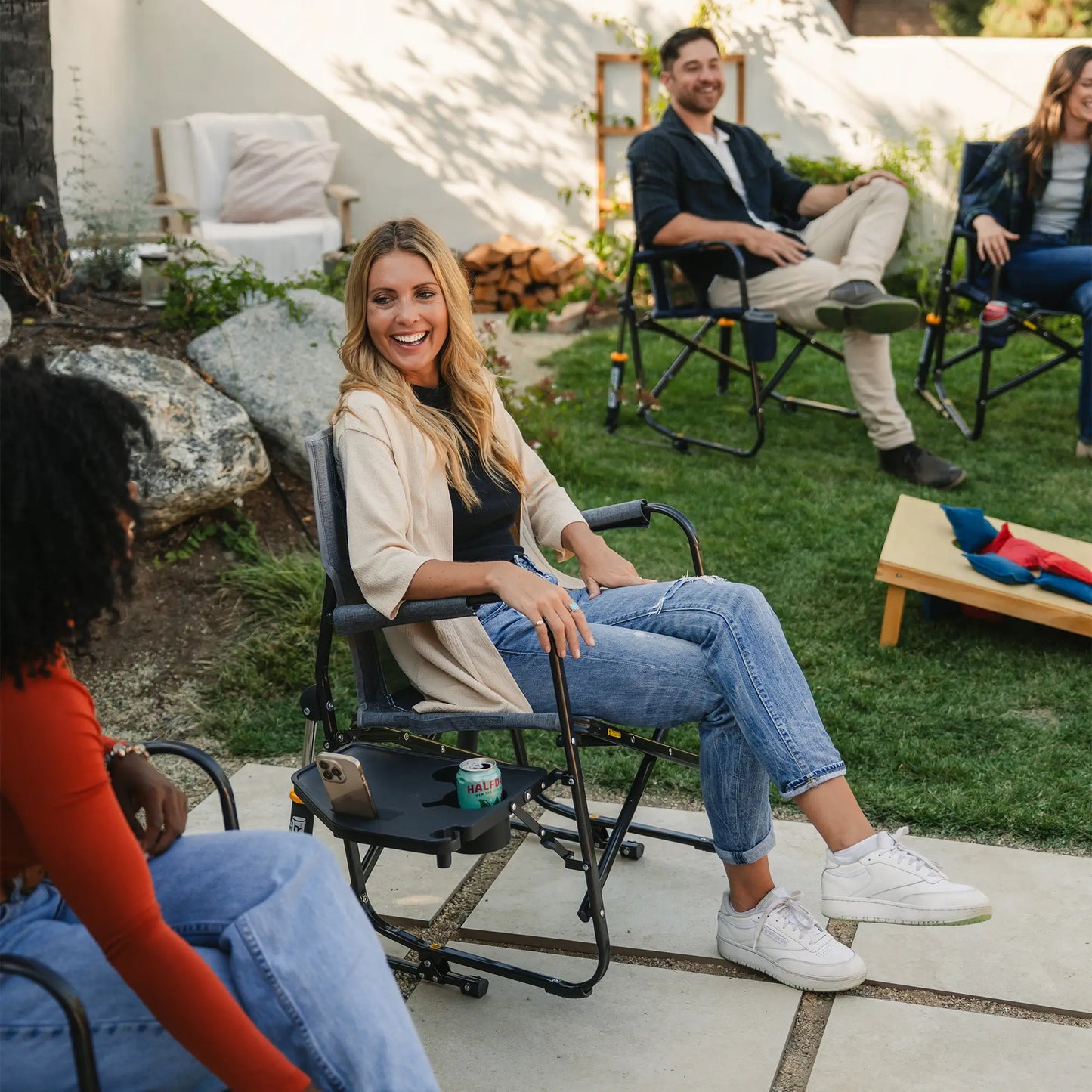 Freestyle Rocker™ with Side Table - Ready Routine