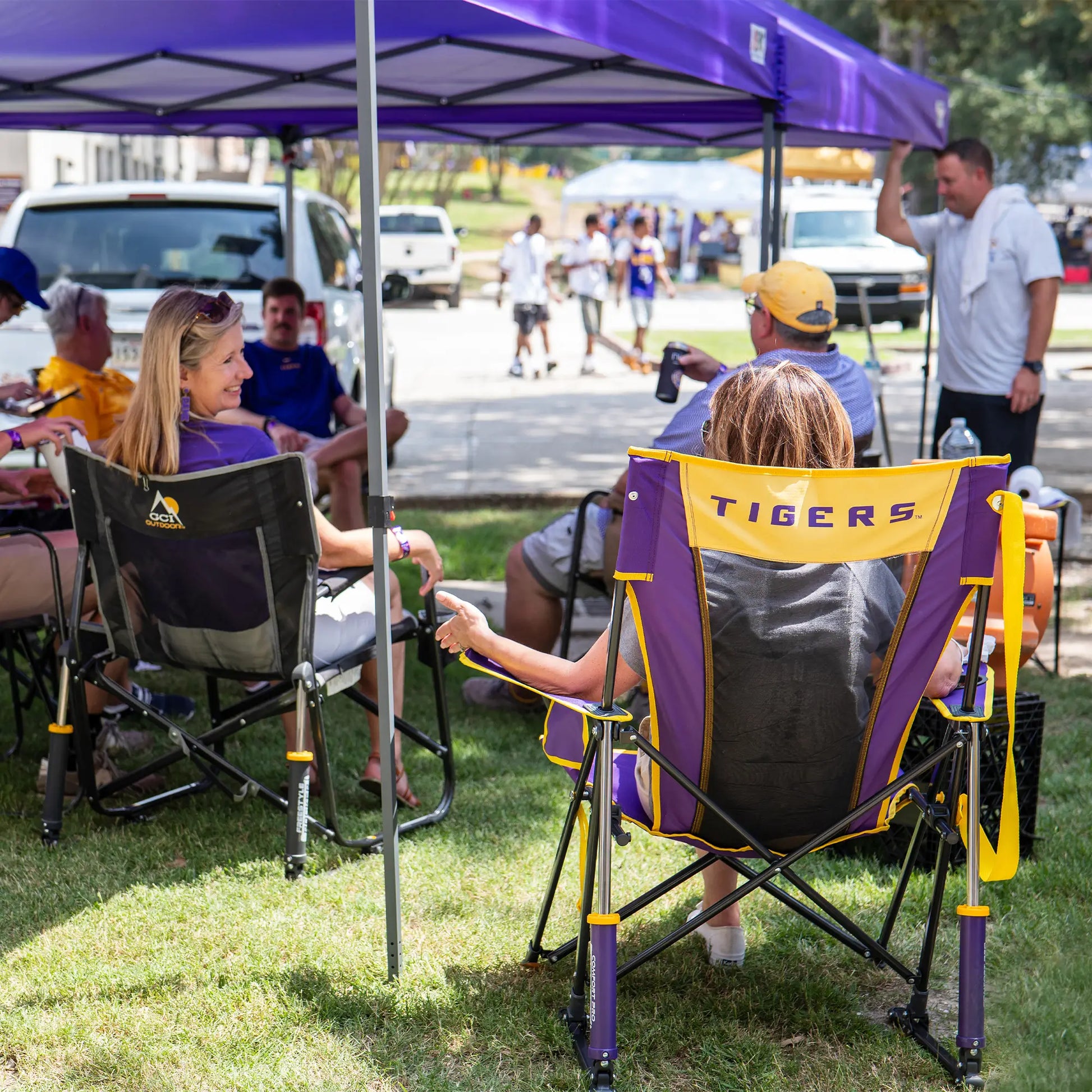 College Comfort Pro Rocker™ - LSU Tigers - Essential Set