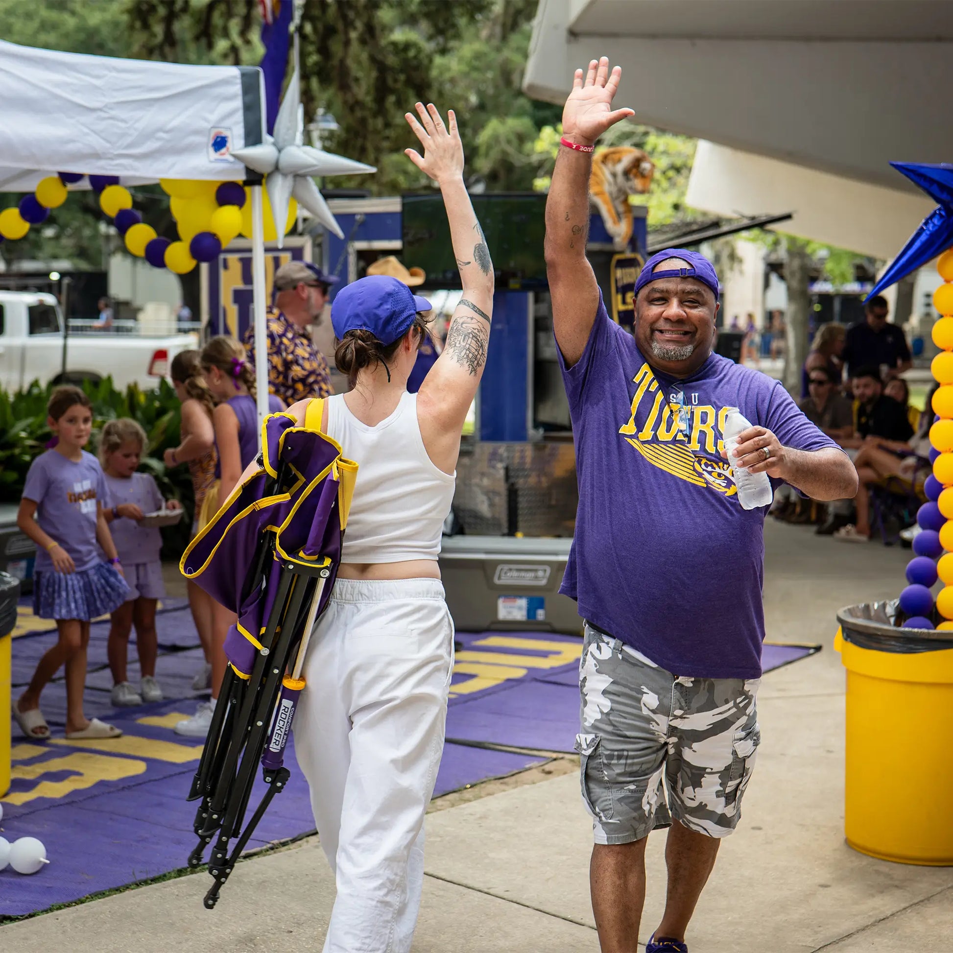 College Comfort Pro Rocker™ - LSU Tigers - Essential Set