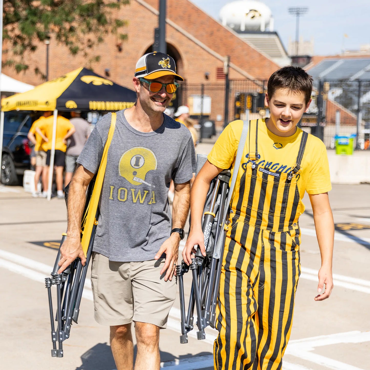 College Comfort Pro Rocker™ - Iowa Hawkeyes - Weekend Pair