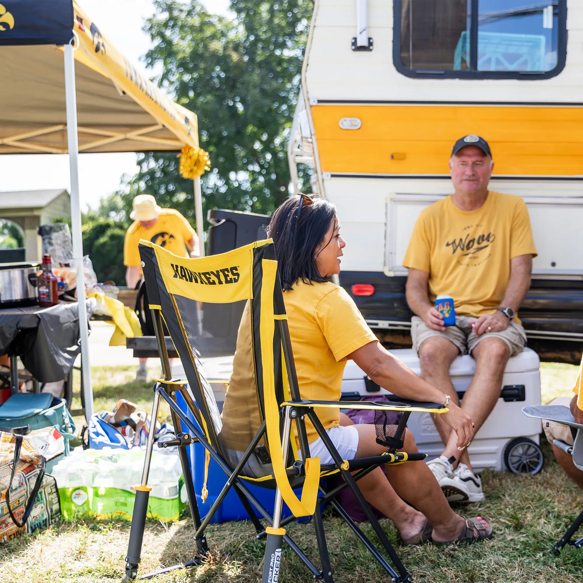 College Comfort Pro Rocker™ - Iowa Hawkeyes - Weekend Pair