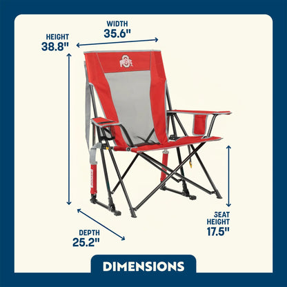 College Comfort Pro Rocker™ - Ohio State Buckeyes - Home Choice