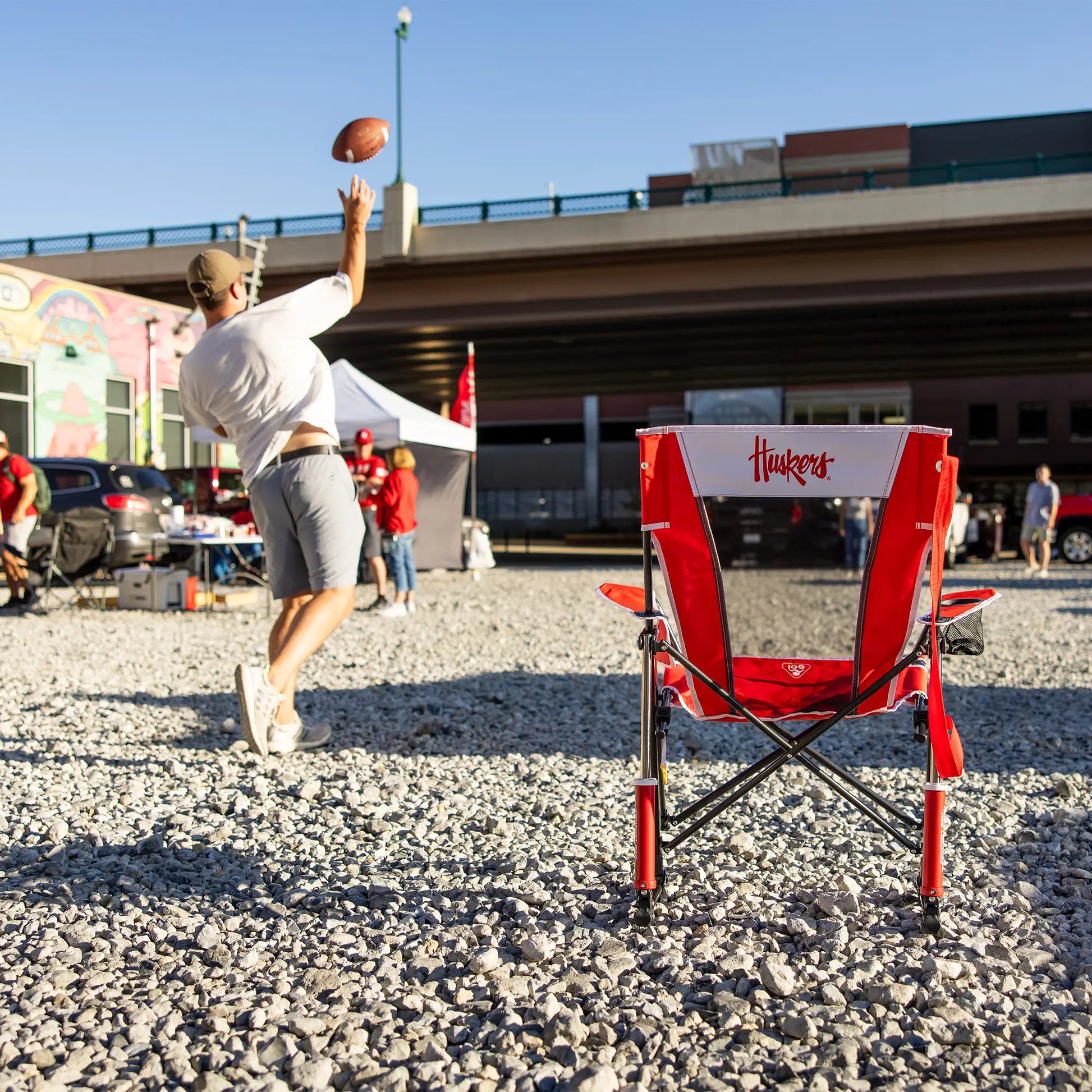 College Comfort Pro Rocker™ - Nebraska Cornhuskers - Easy Set