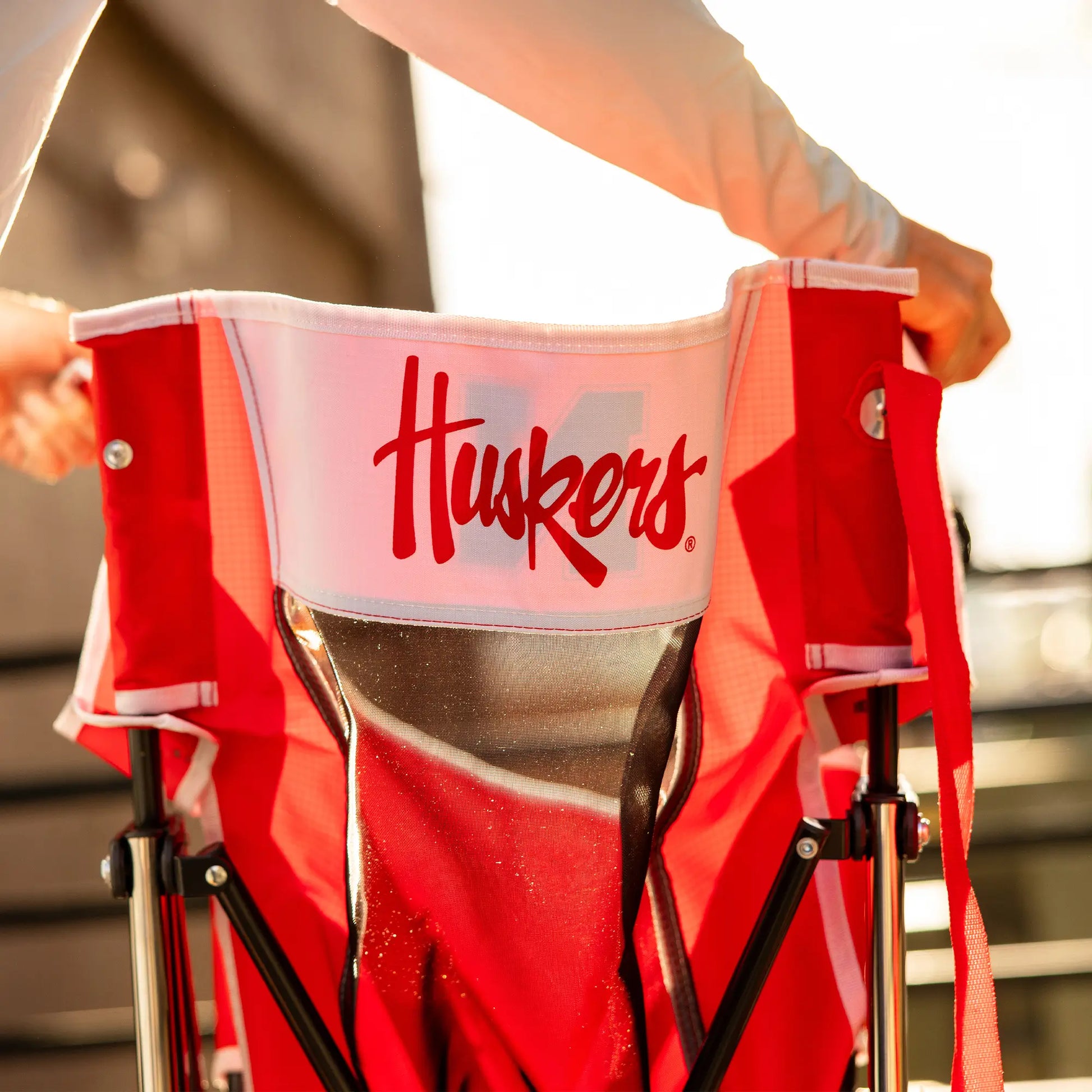 College Comfort Pro Rocker™ - Nebraska Cornhuskers - Easy Set