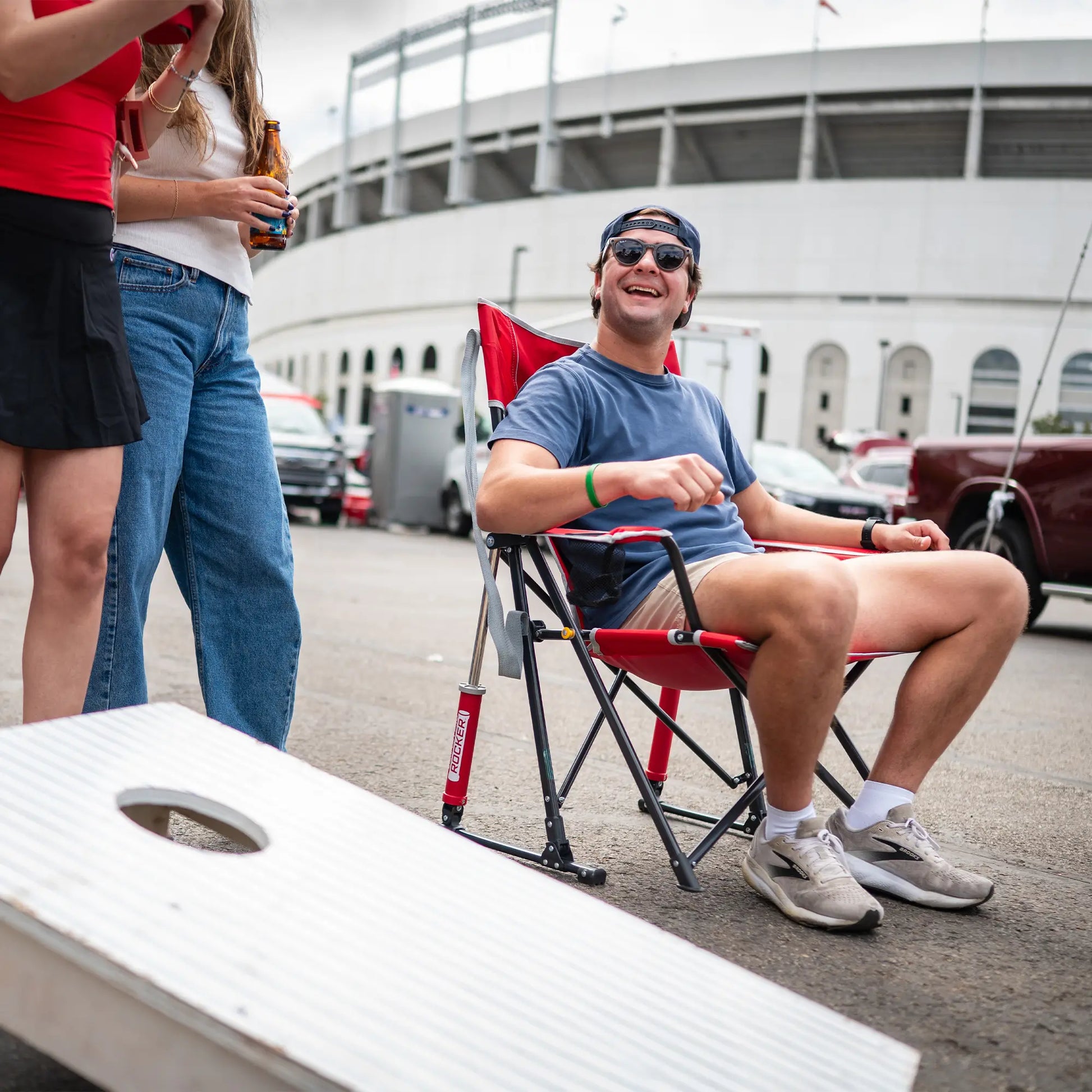 College Comfort Pro Rocker™ - Ohio State Buckeyes - Home Choice