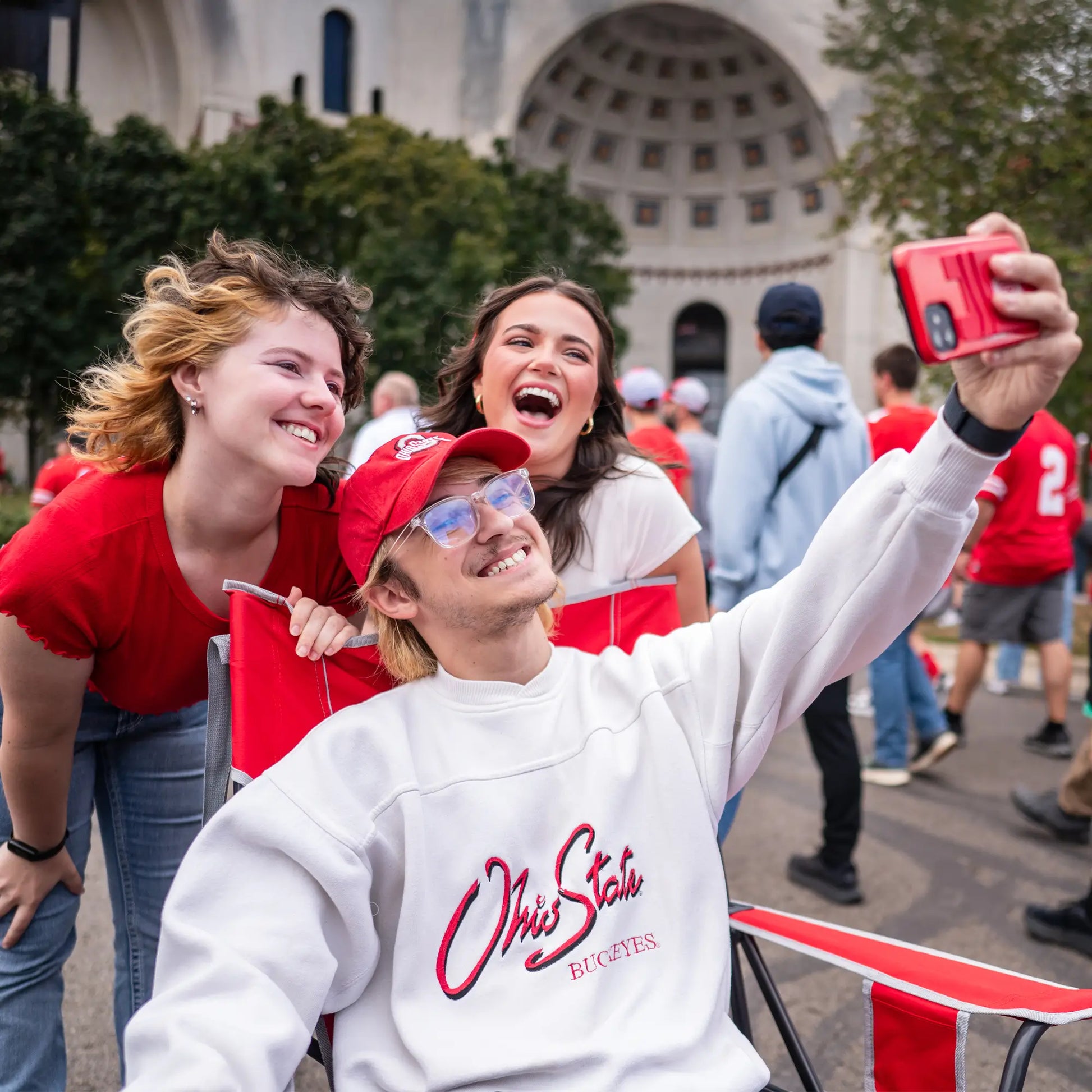 College Comfort Pro Rocker™ - Ohio State Buckeyes - Home Choice