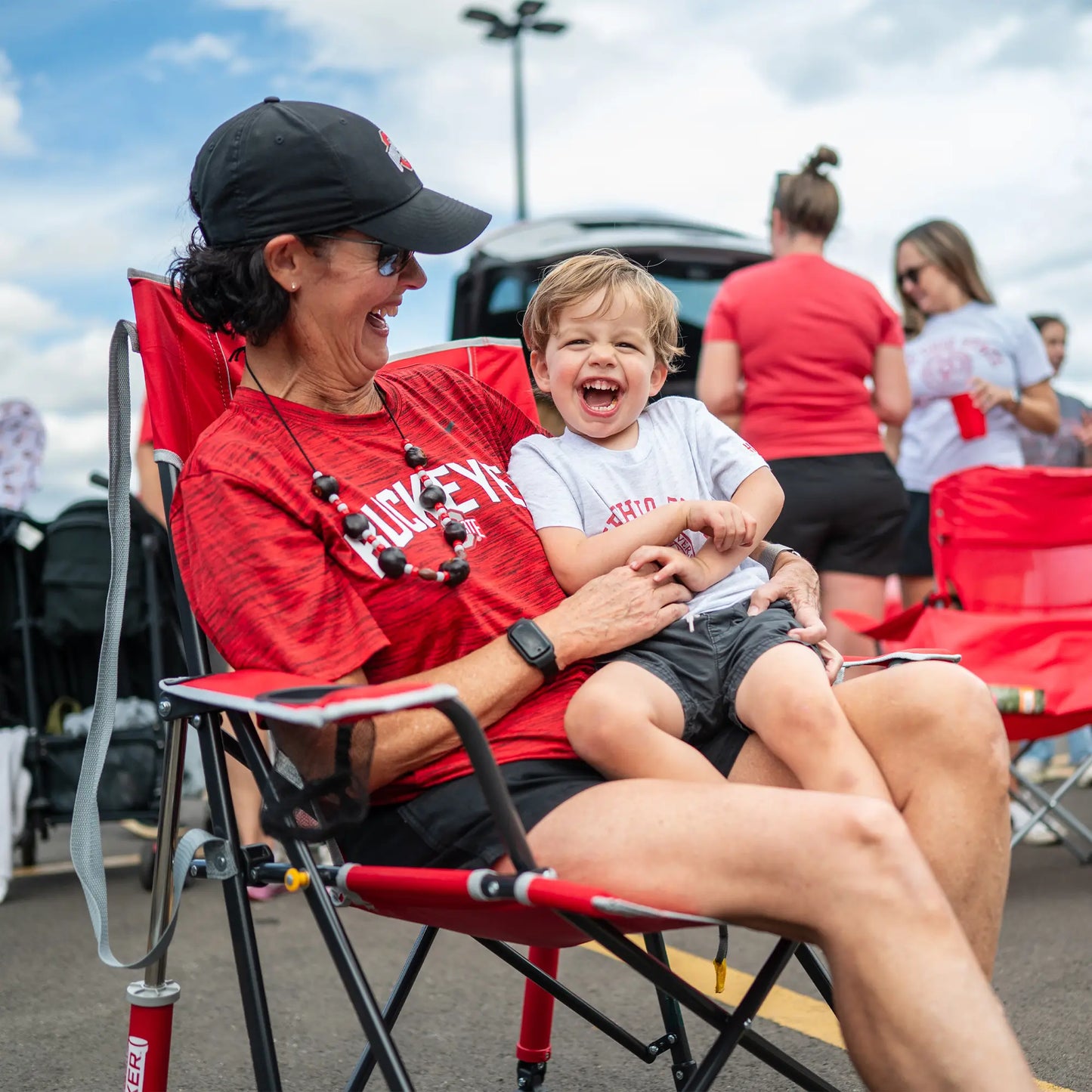 College Comfort Pro Rocker™ - Ohio State Buckeyes - Home Choice