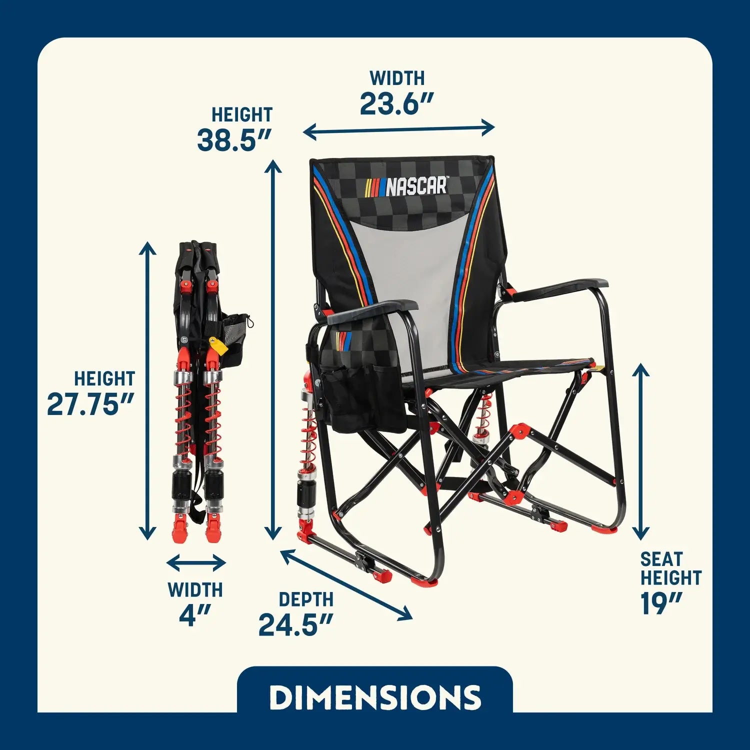 Adjustable Rocker™ - NASCAR - Clean Bundle